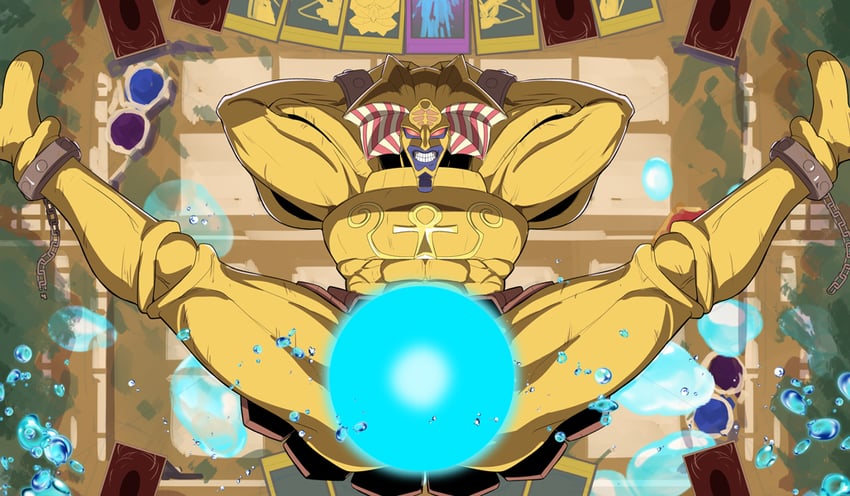 exodia the forbidden one, obliterate!!!, and torrential tribute (yu-gi-oh! and 1 more) drawn by shiseki_hirame