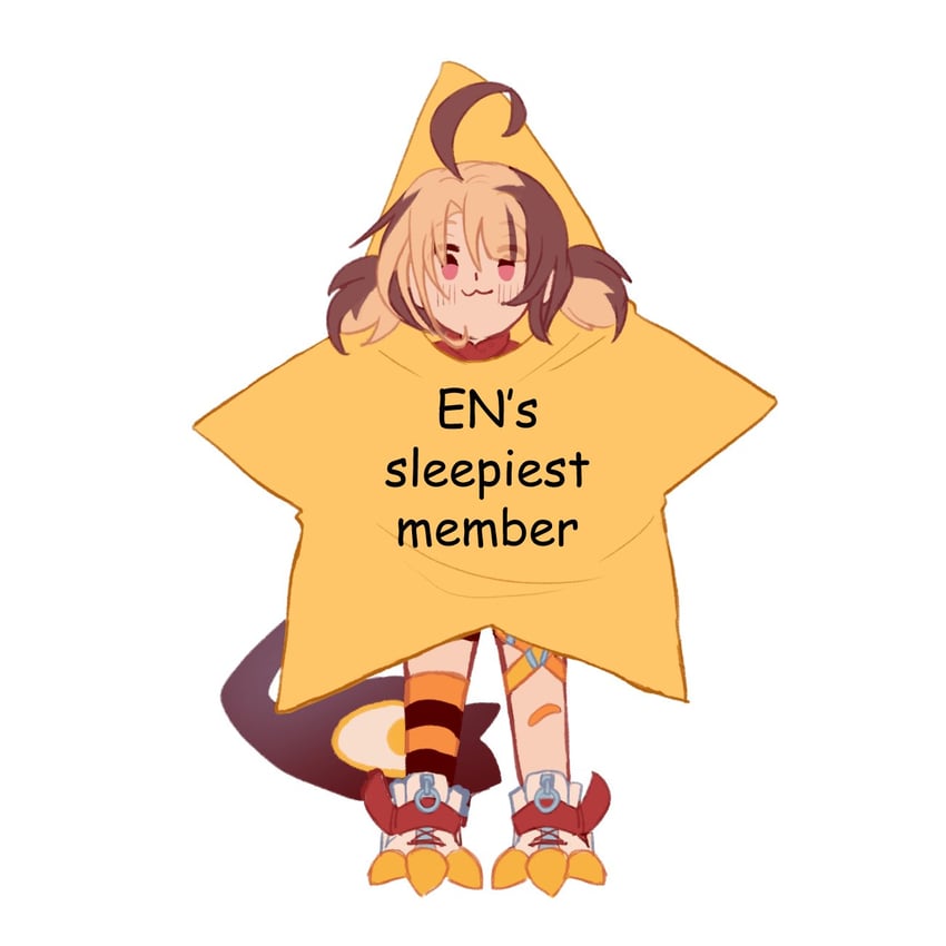 gigi murin (hololive and 1 more) drawn by sticker_sr