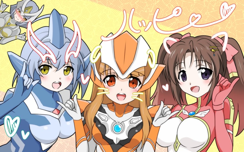 ultrawoman grigio, camearra, lili, minato asahi, ultrawoman jeanne, and 1 more (ultra series and 5 more) drawn by aiueo8371