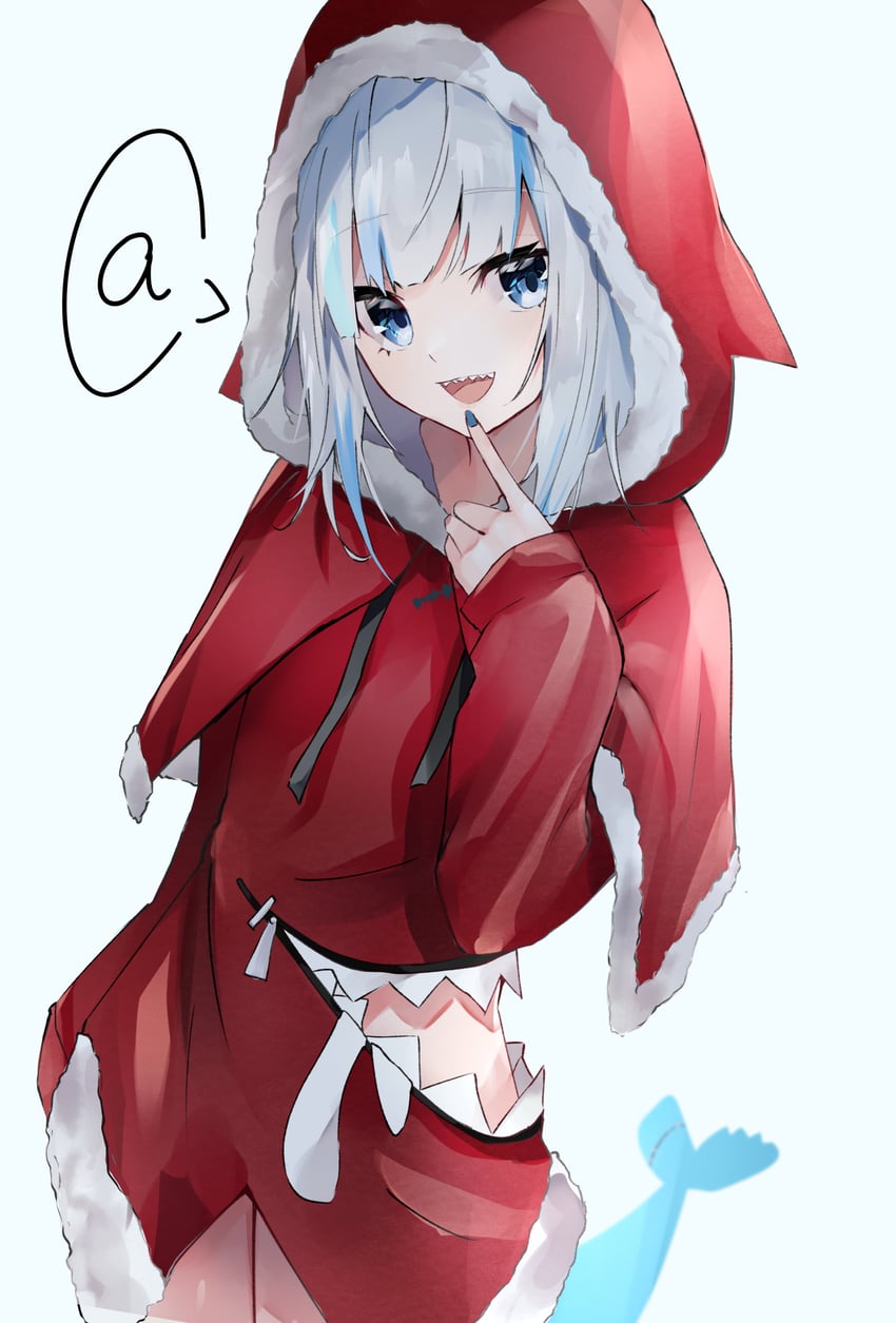 gawr gura (hololive and 1 more) drawn by nanashinayuzu_mochi