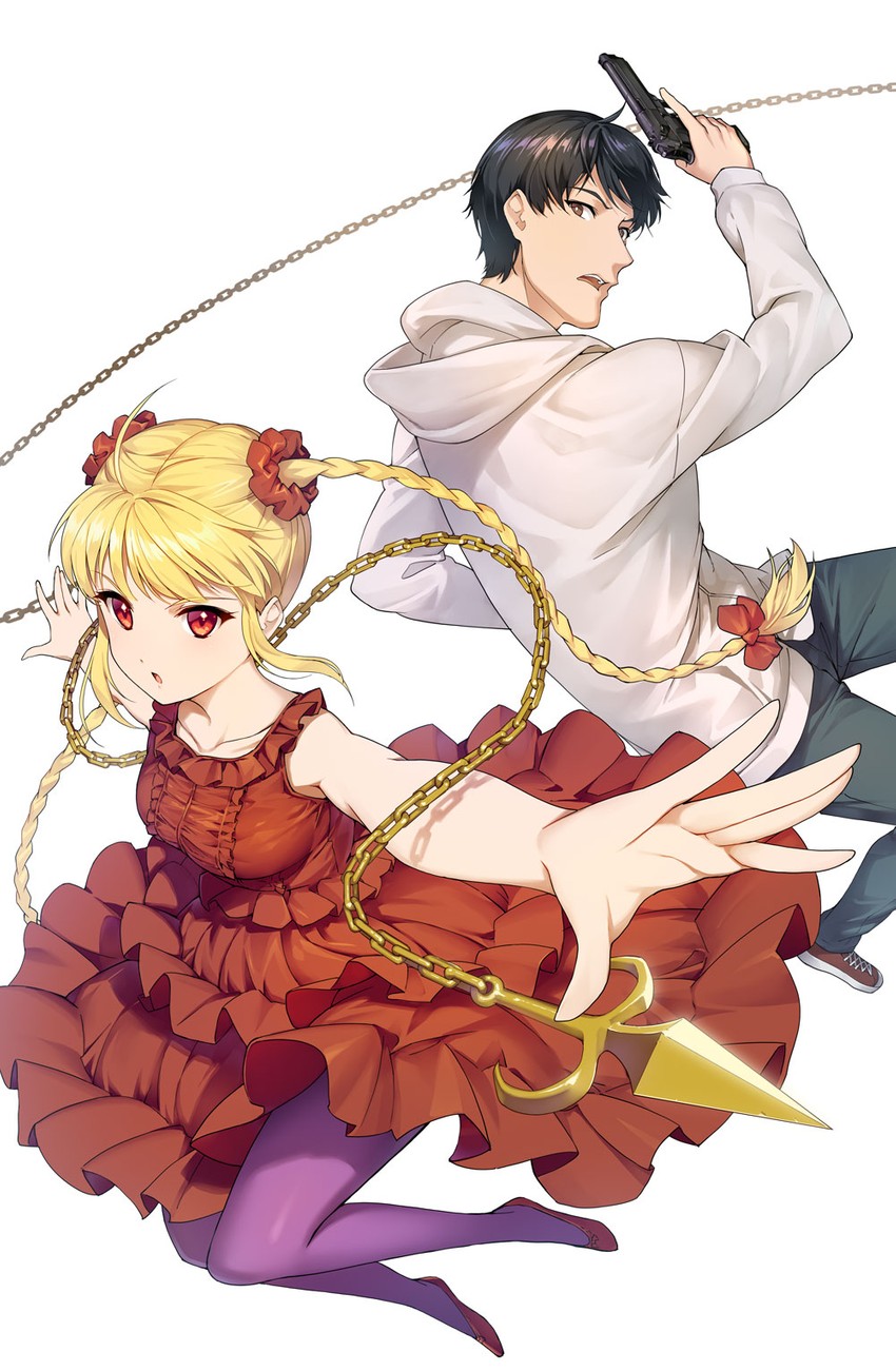 shuka and sudou kaname (darwin's game) drawn by takahata_yuki