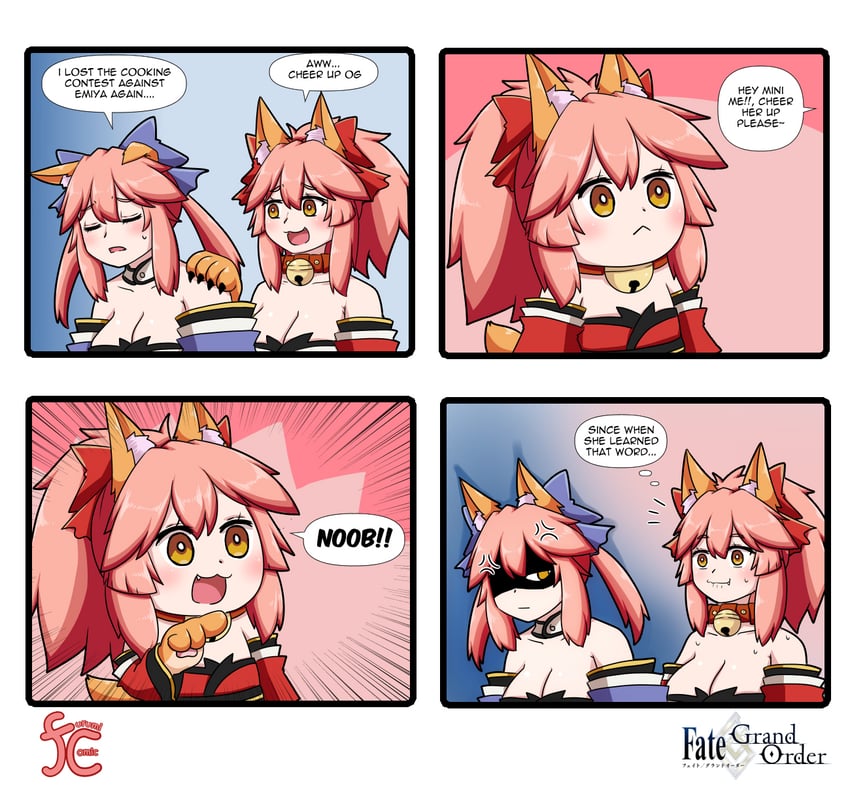 tamamo, tamamo no mae, and tamamo cat (fate and 1 more) drawn by keita_naruzawa
