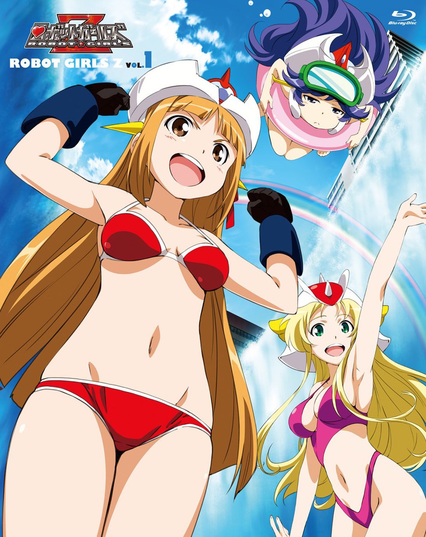 z-chan, grenda-san, and gre-chan (robot girls z)