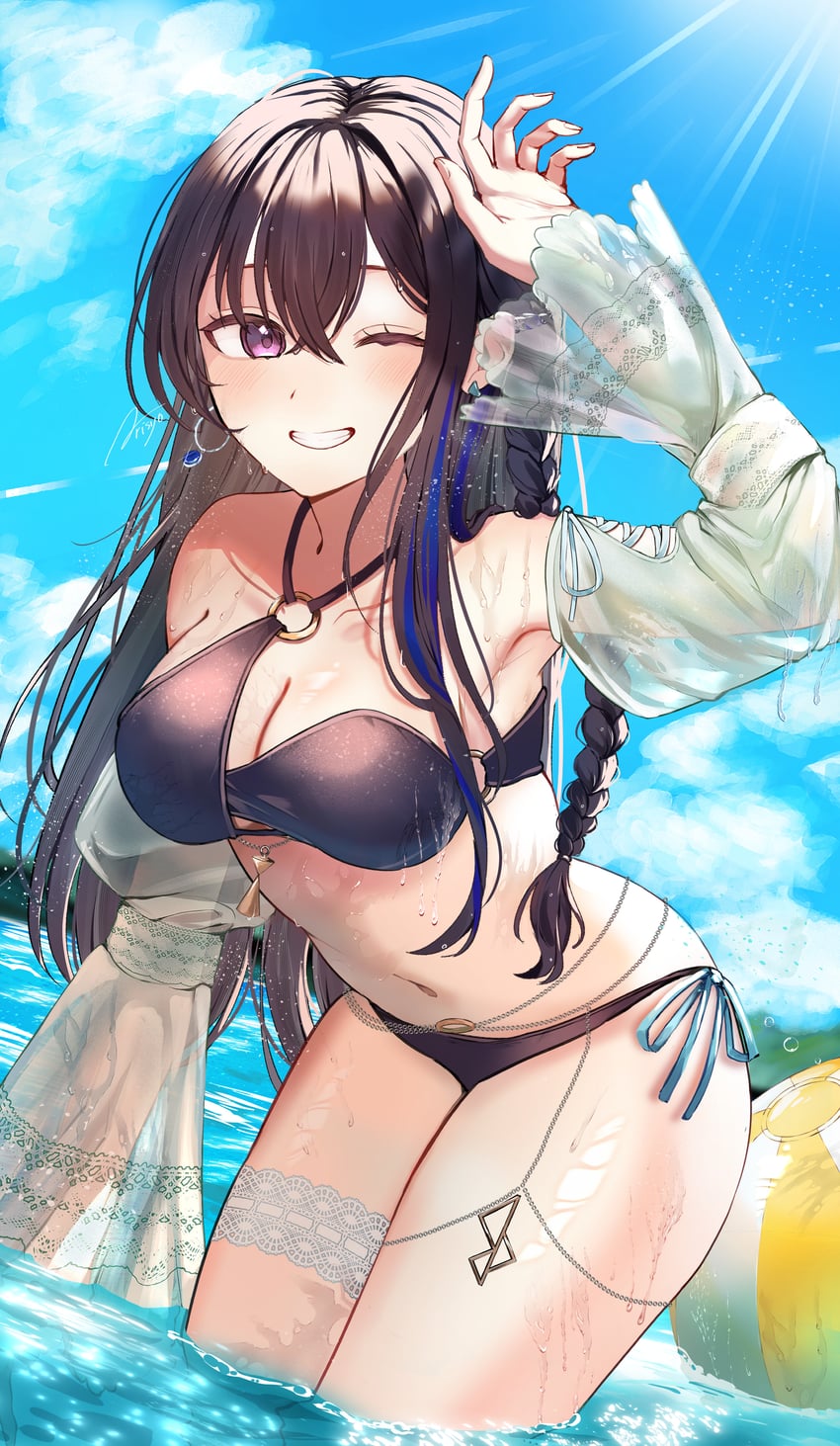 ichinose uruha (vspo! and 1 more) drawn by arisyooon