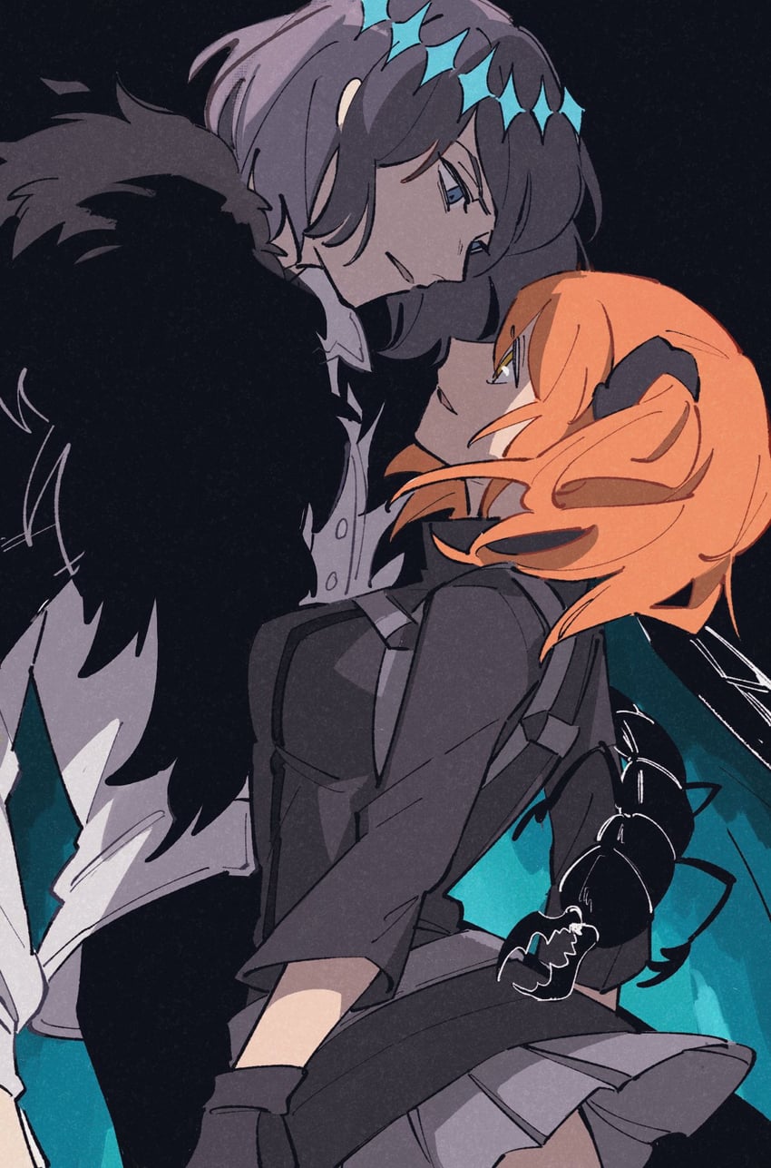 fujimaru ritsuka and oberon (fate and 1 more) drawn by kuhu1212