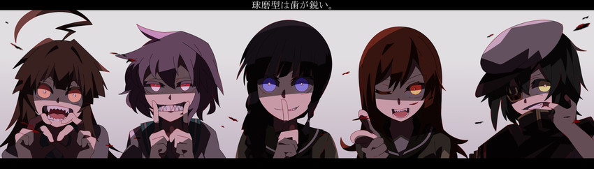 kitakami, ooi, kiso, kuma, tama, and 1 more (kantai collection) drawn by salve_(8947279)