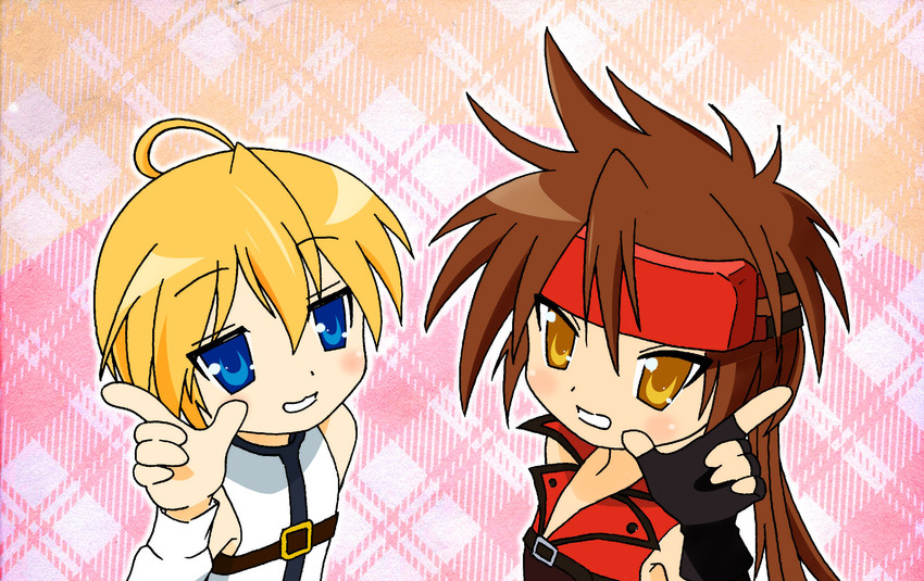 sol badguy and ky kiske (guilty gear and 1 more) drawn by mashimaro_luo