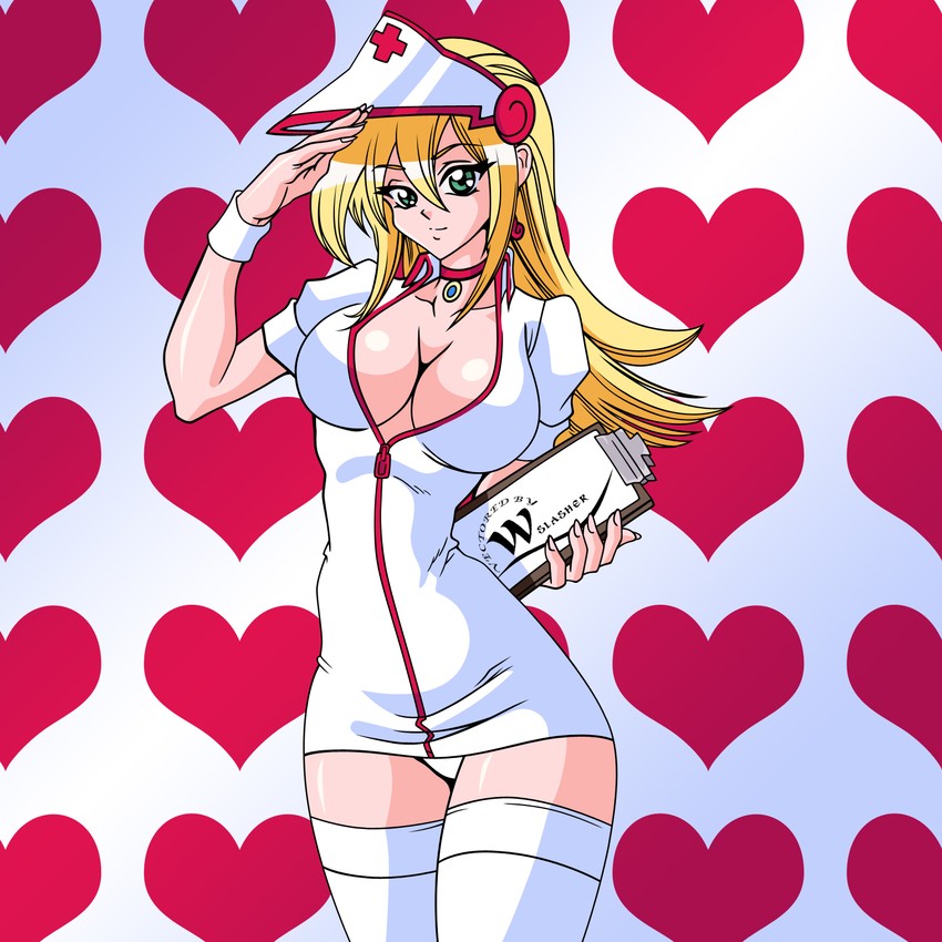 dark magician girl (yu-gi-oh!) drawn by wslasher