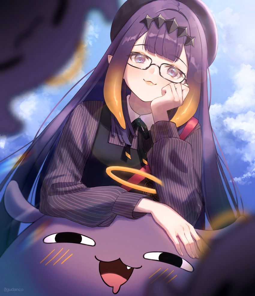 ninomae ina'nis and takodachi (hololive and 1 more) drawn by gudanco_(nyanmeowzer)