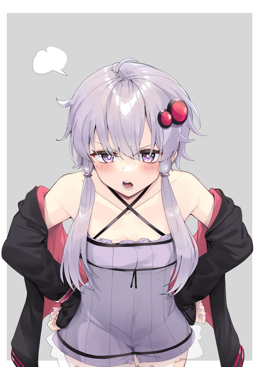 yuzuki yukari (vocaloid and 1 more) drawn by zooanime