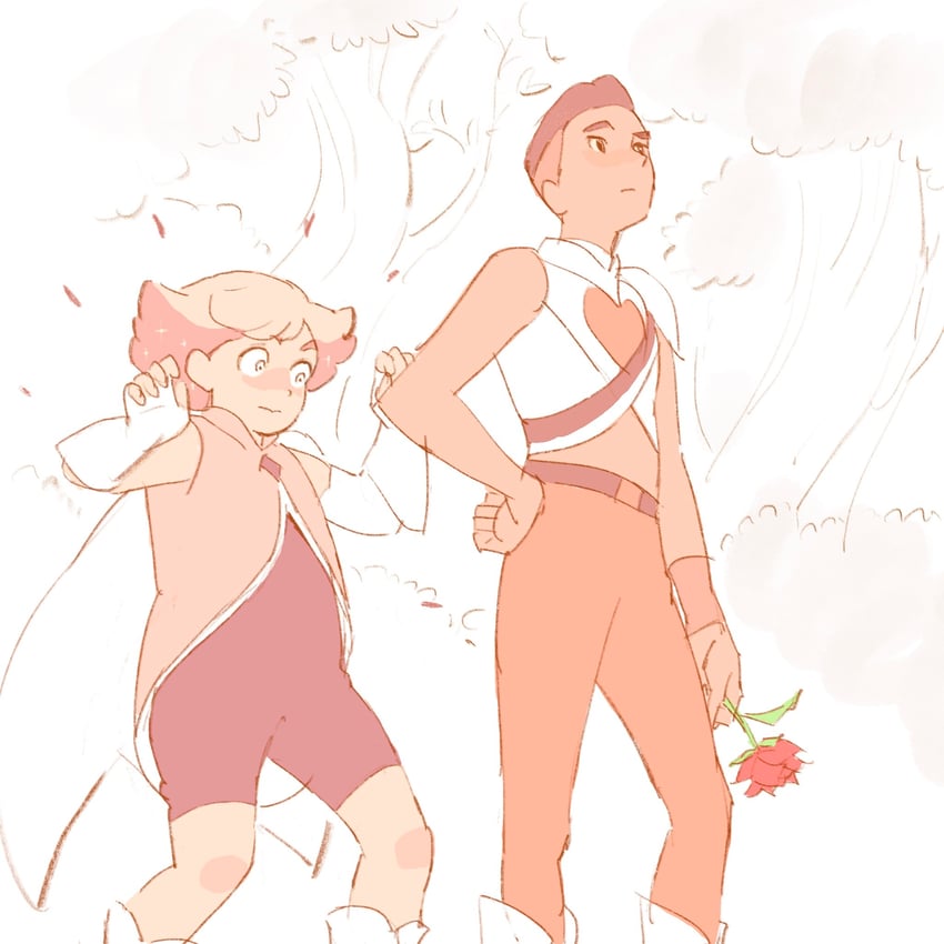 glimmer and bow (she-ra and the princesses of power) drawn by 55bata6rou