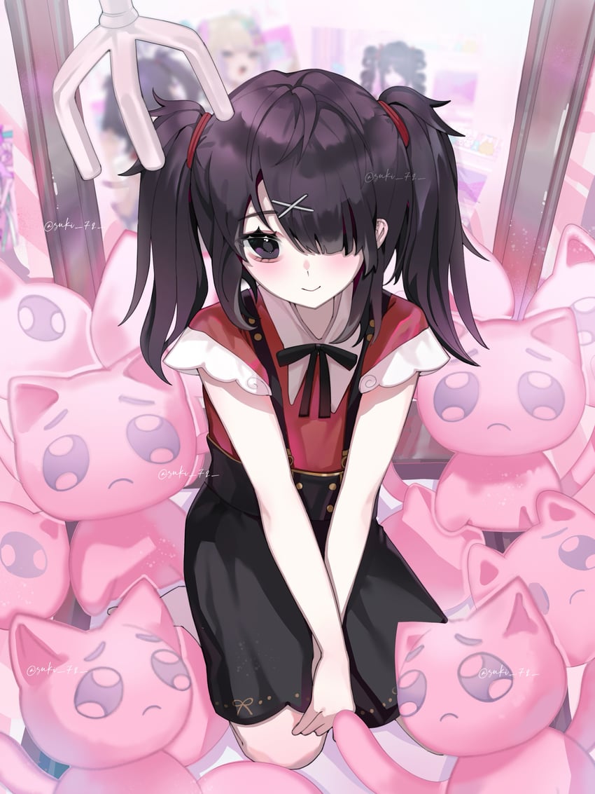 chouzetsusaikawa tenshi-chan, ame-chan, and pien cat (needy girl overdose) drawn by suki_72