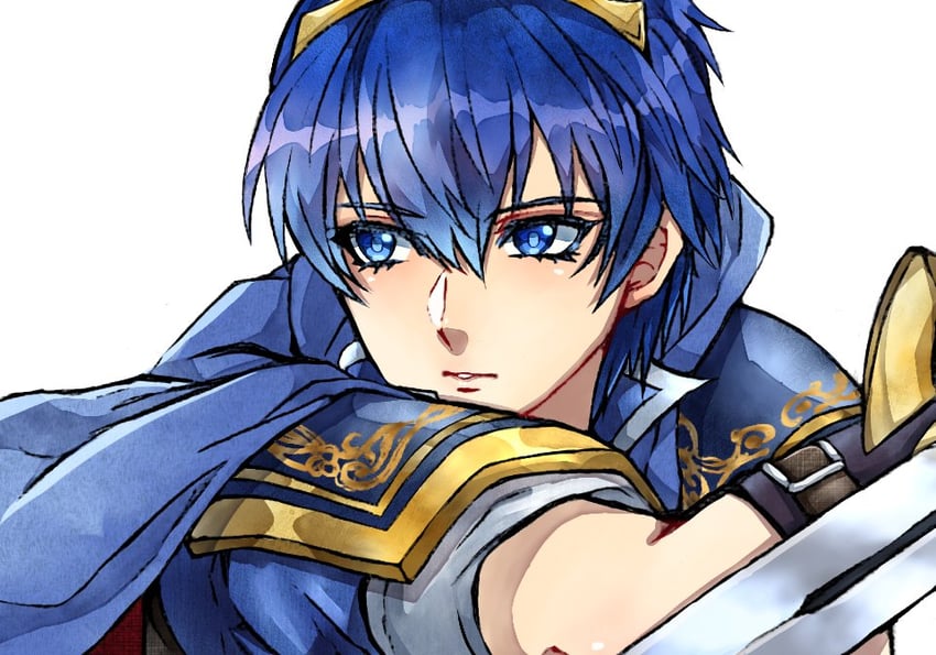marth (fire emblem and 1 more) drawn by moyashi2656