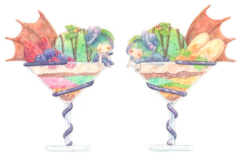 floyd leech and jade leech (twisted wonderland) drawn by kirakira_huuuki