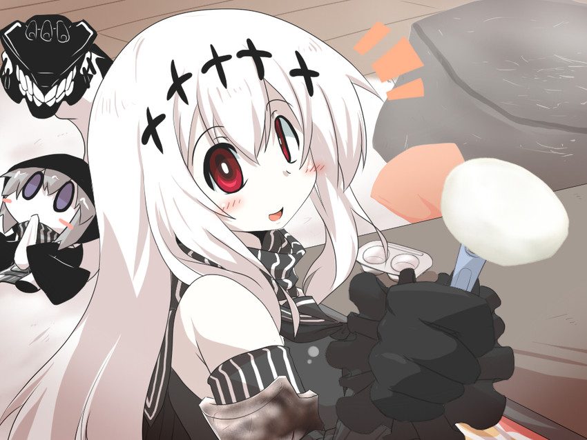 re-class battleship and aircraft carrier water oni (kantai collection) drawn by goma_(gomasamune)