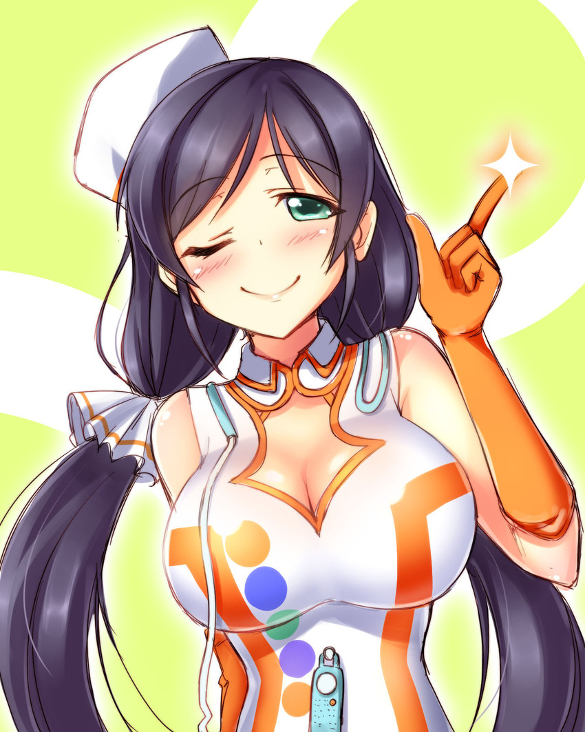 tojo nozomi (love live! and 1 more) drawn by yu-ta