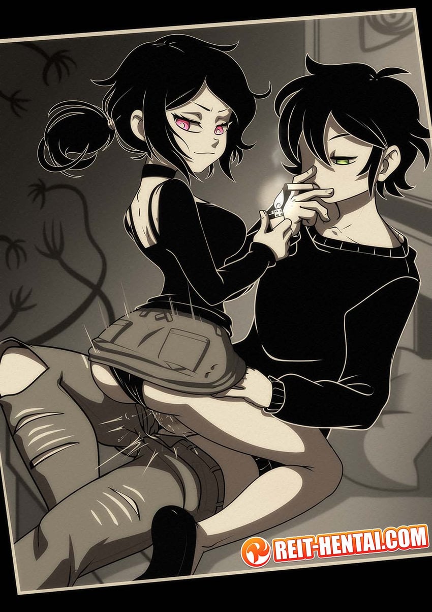 ashley graves and andrew graves (the coffin of andy and leyley) drawn by reit