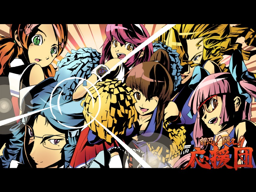 amemiya sayaka, kanda aoi, shirosaki rin, anna lindhurst, kawai honoka, and 1 more (tengen toppa gurren lagann and 1 more) drawn by ika_soumen