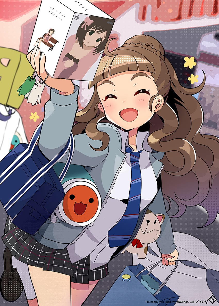 producer, maekawa miku, p-head producer, kamiya nao, wada don, and 1 more (idolmaster and 3 more) drawn by kei_s01