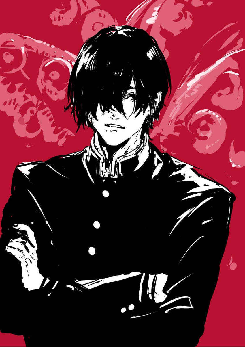 yoshida hirofumi (chainsaw man) drawn by osakana_(denpa_yun'yun)