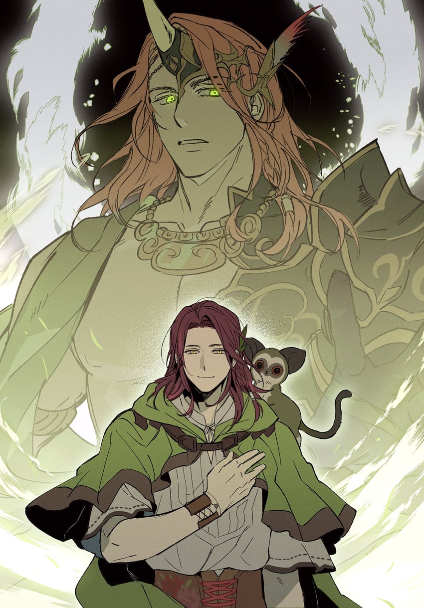 oschon and deryk (final fantasy and 1 more) drawn by horu97