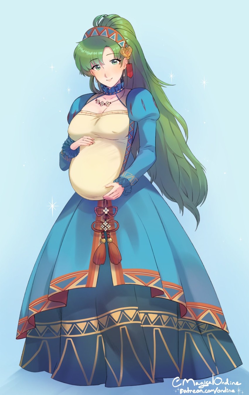 lyn (fire emblem and 2 more) drawn by roarke_(lavenderincubus)