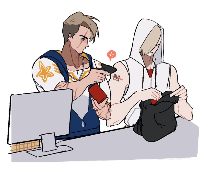 luke sullivan and ed (street fighter and 1 more) drawn by hexermer