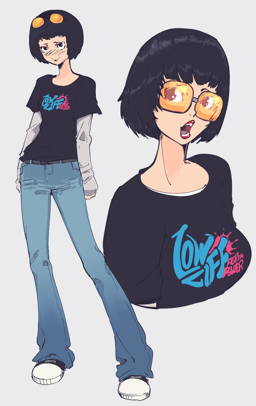 ohya ichiko (persona and 1 more) drawn by plow_(witch_parfait)