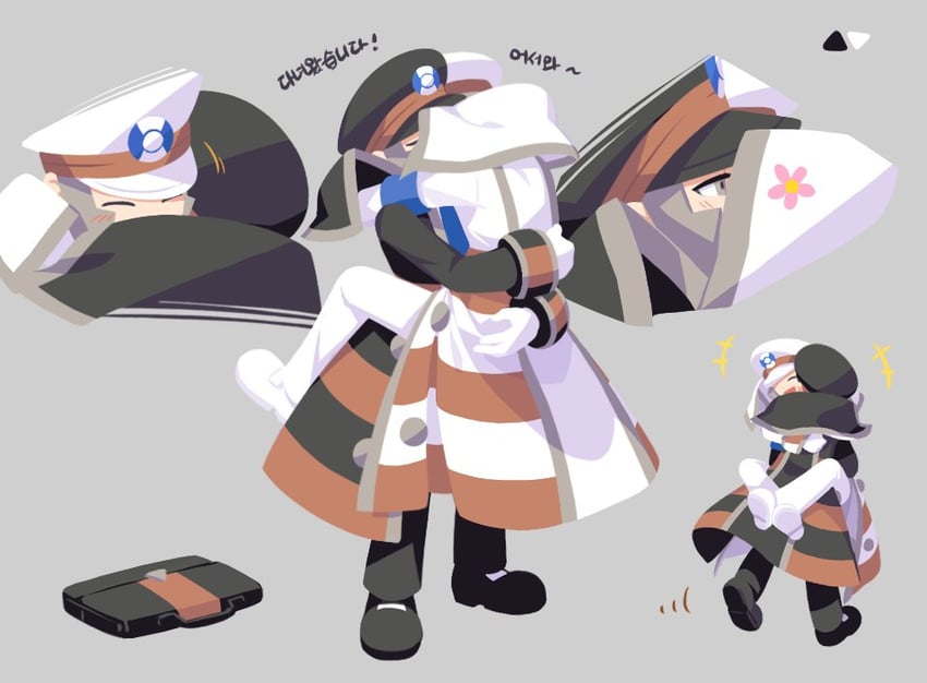 ingo and emmet (pokemon and 1 more) drawn by seku_000