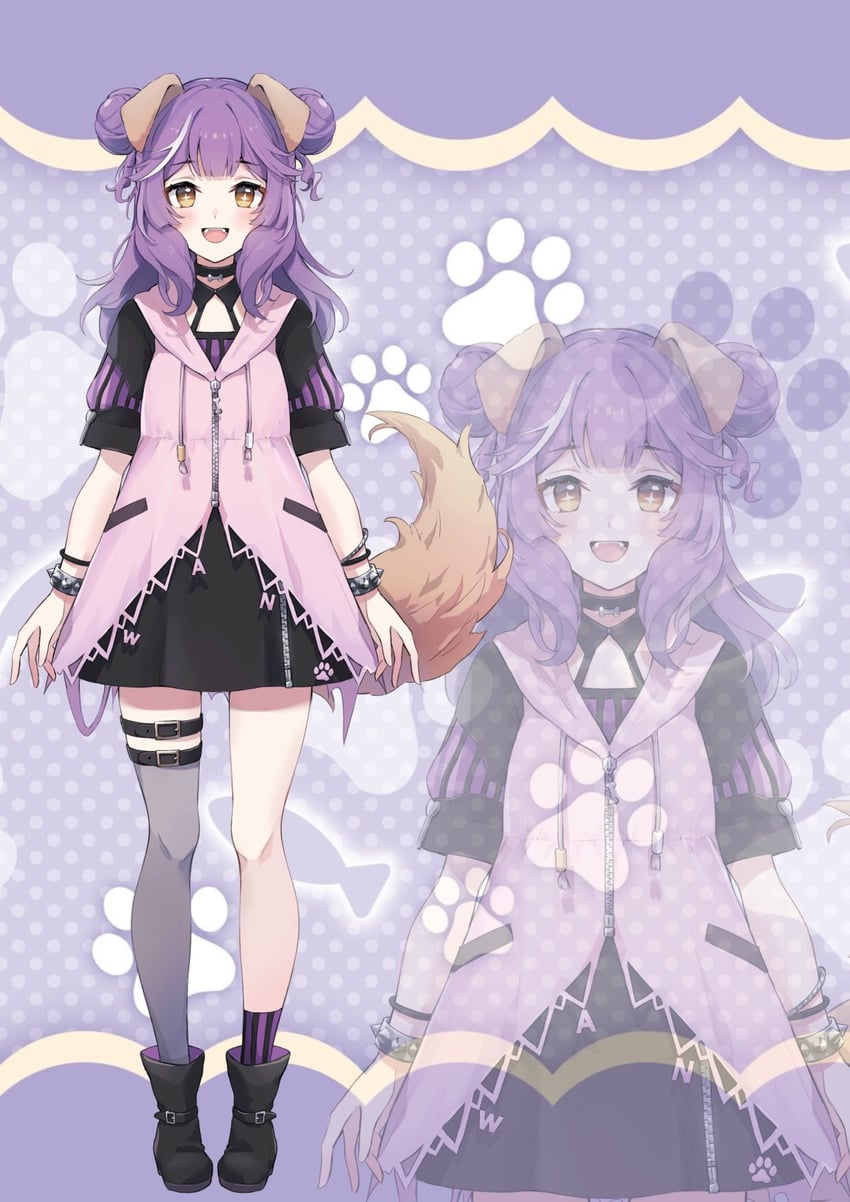 inumori yuka (iriam and 1 more) drawn by nasubi_(1ra1ri1ko2cho1mi2na)