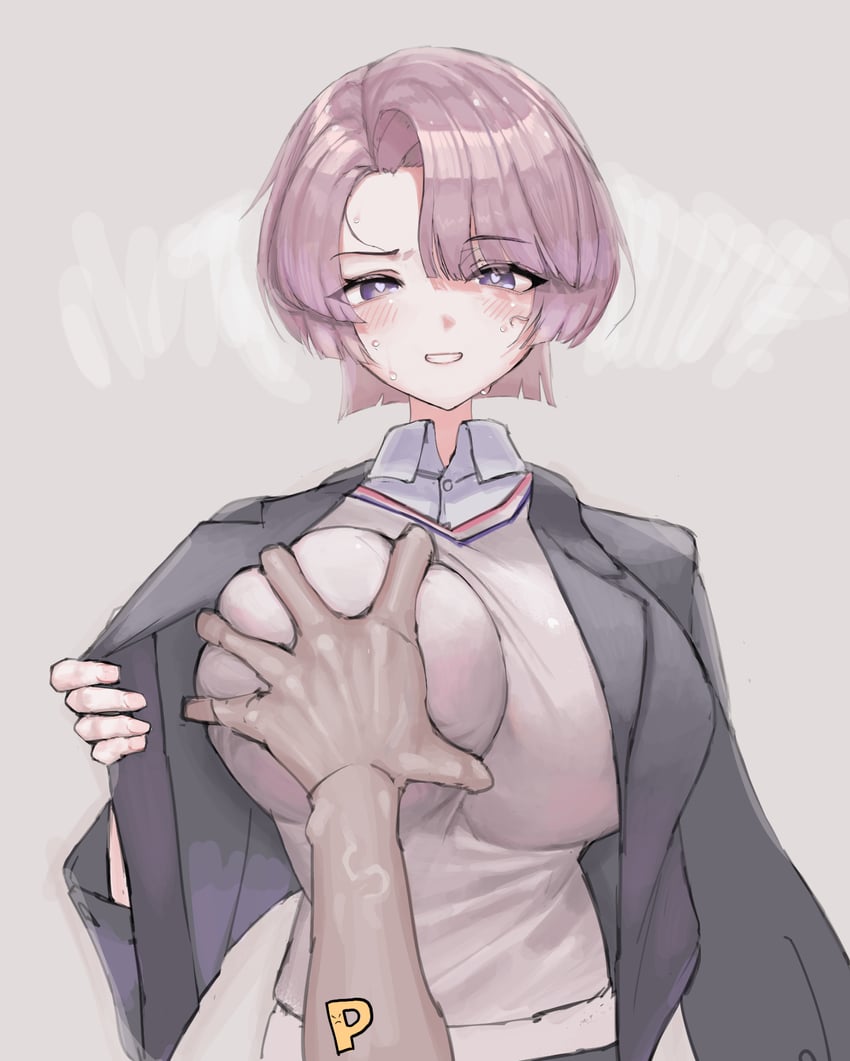producer, p-head producer, and arimura mao (idolmaster and 1 more) drawn by linza