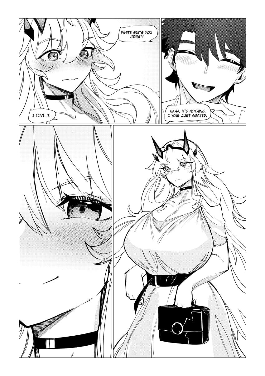 fujimaru ritsuka and barghest (fate and 1 more) drawn by obazzotto