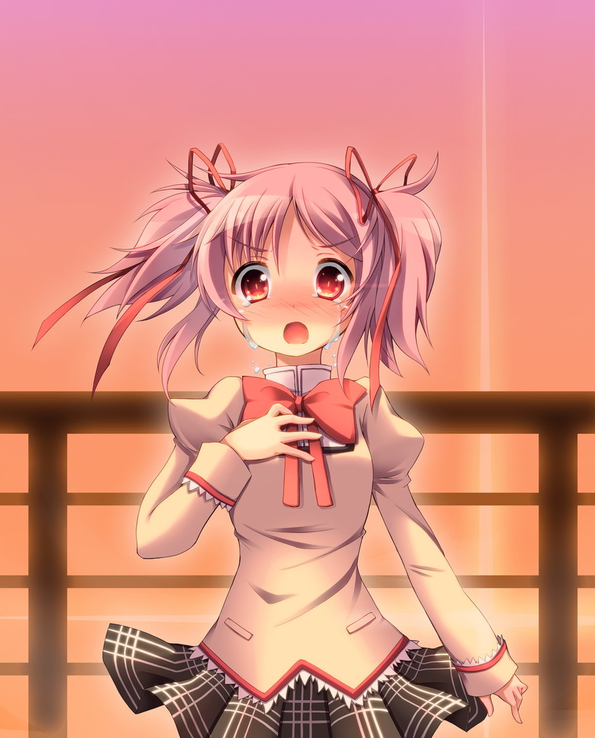 kaname madoka (mahou shoujo madoka magica) drawn by oruto_(ort+)