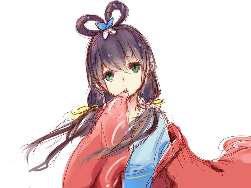 luo tianyi (vocaloid and 1 more) drawn by moriz