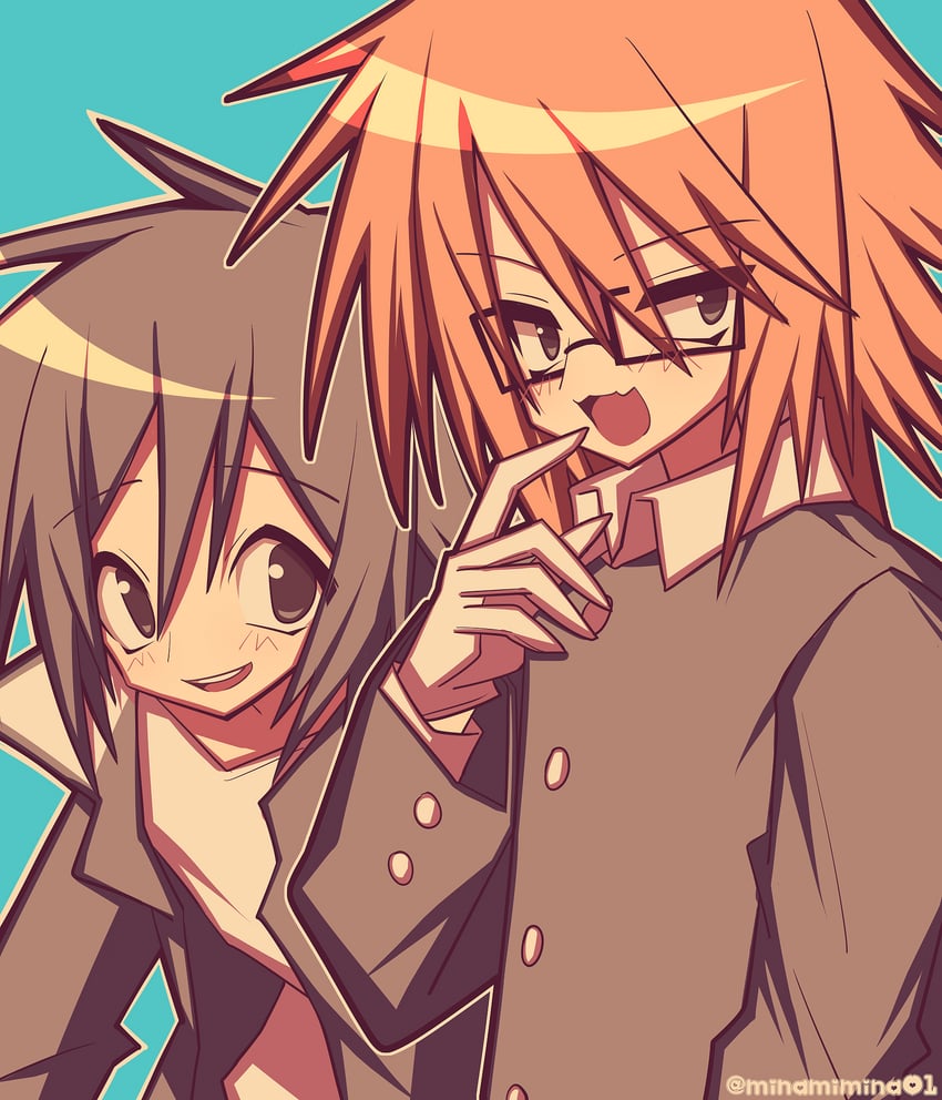 randal ivory and tsukada satoru (randal's friends) drawn by minami_mina