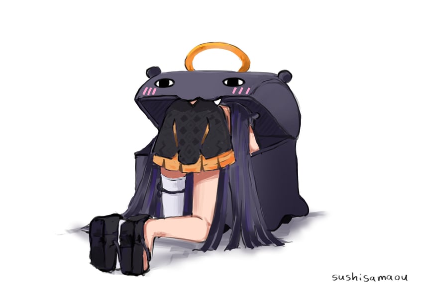ninomae ina'nis and takodachi (hololive and 2 more) drawn by sushisamaou