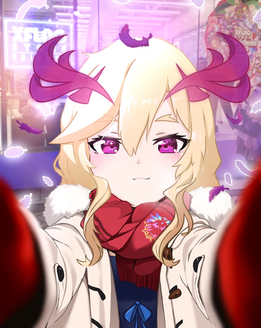 lucifer (monster strike) drawn by miyu0919_nya