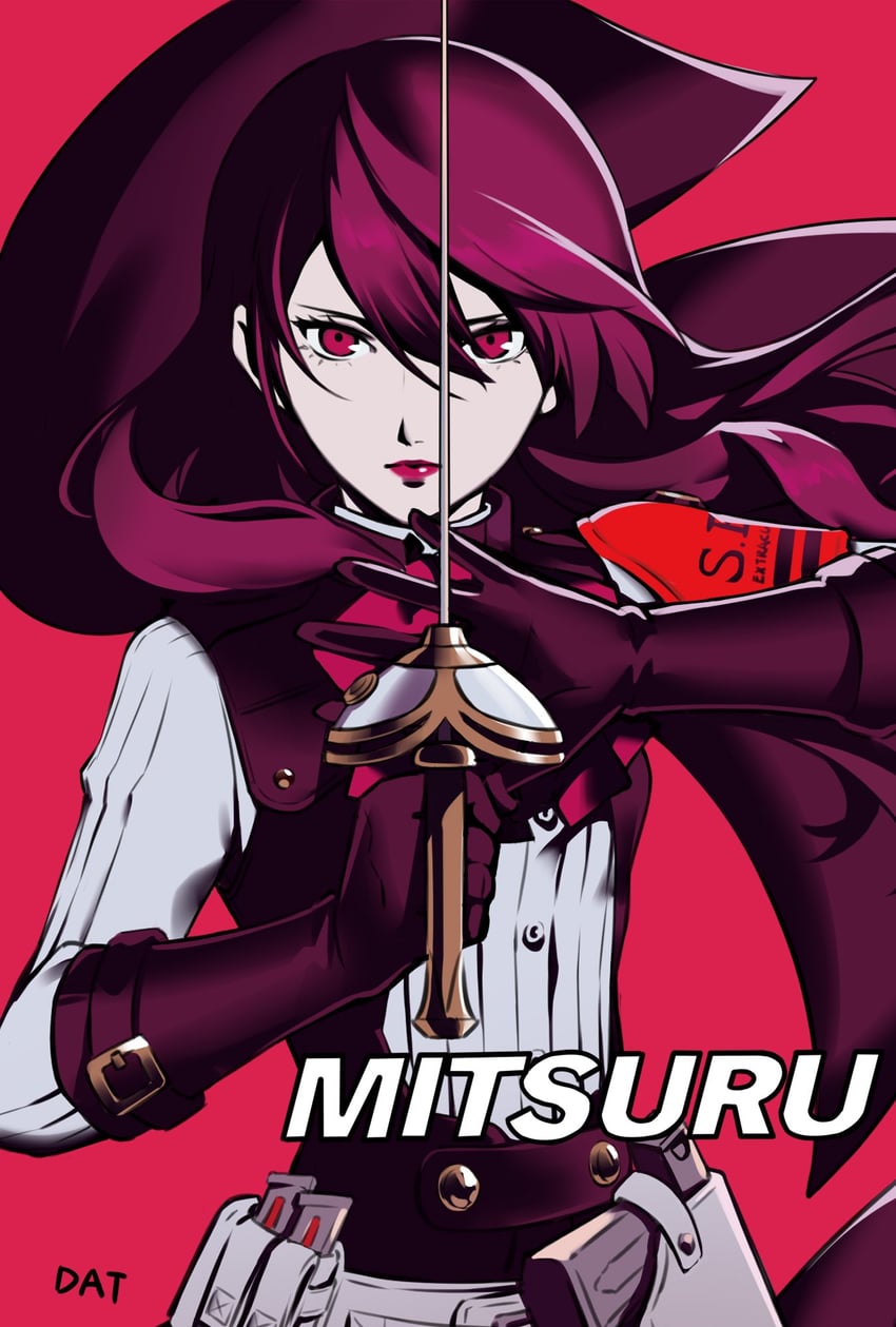 kirijou mitsuru (persona and 2 more) drawn by da-cart