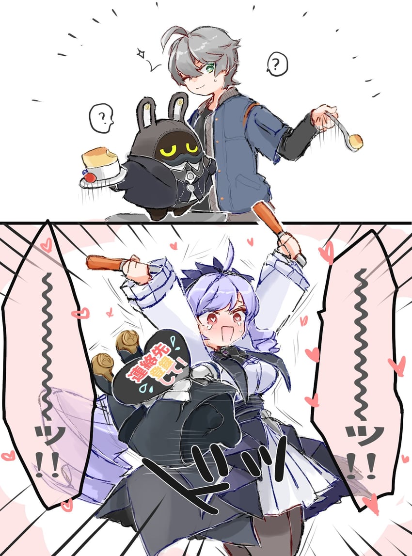 wise, vivian banshee, butler, and robin (zenless zone zero) drawn by az79709363