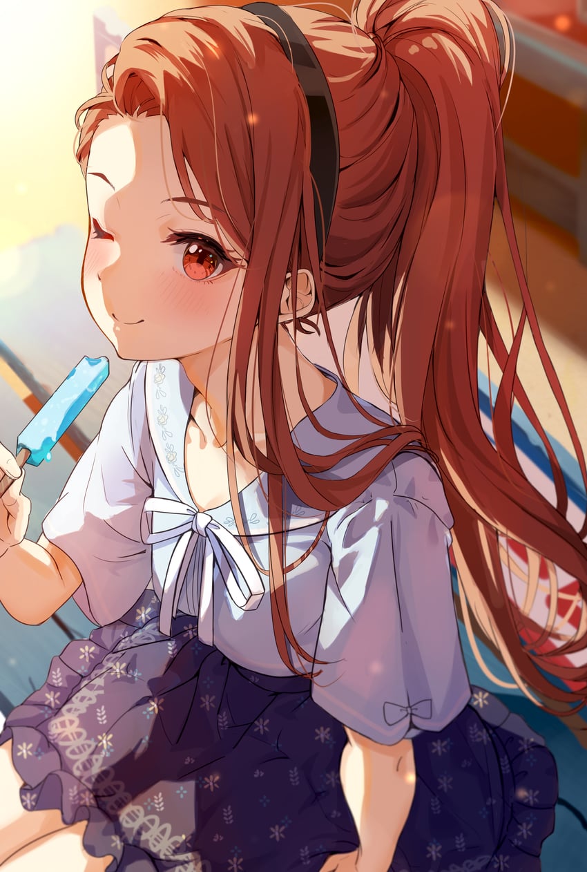 minase iori (idolmaster and 2 more) drawn by nira_(vira)