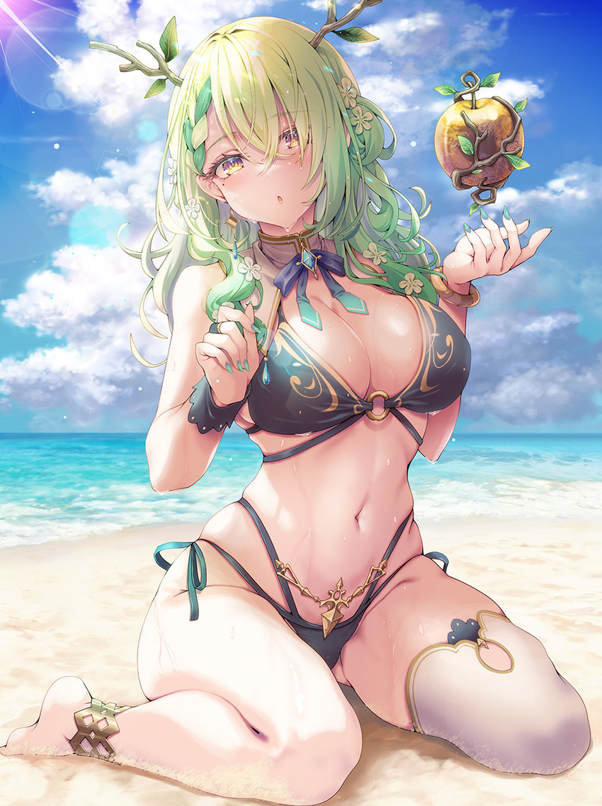 ceres fauna (hololive and 1 more) drawn by kubota_masaki