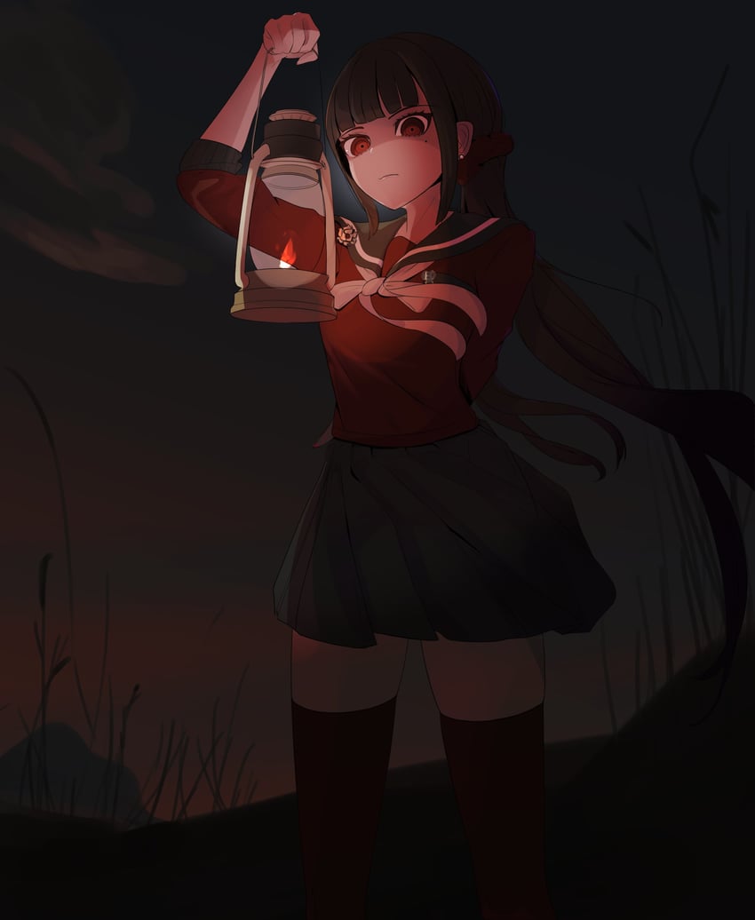 harukawa maki (danganronpa and 1 more) drawn by gakkiyui1