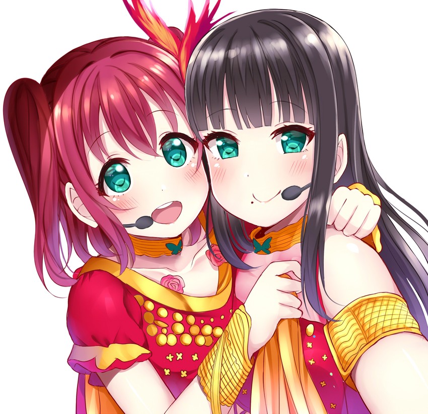 kurosawa dia and kurosawa ruby (love live! and 1 more) drawn by mizukoshi_(marumi)