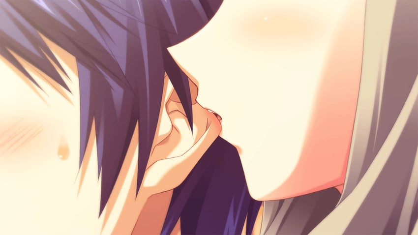 nishijou takumi and kusunoki yua (chaos;head and 1 more) drawn by matsuo_yukihiro
