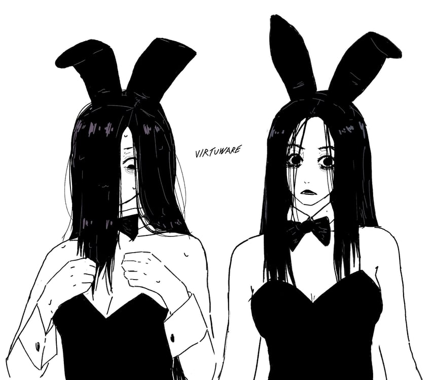 yamamura sadako and saeki kayako (the ring and 1 more) drawn by virtuware