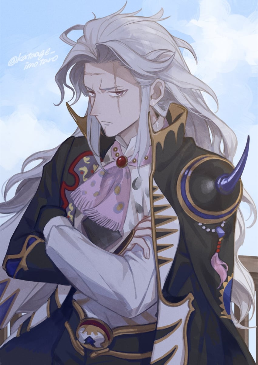 setzer gabbiani (final fantasy and 1 more) drawn by kataage_imotaro