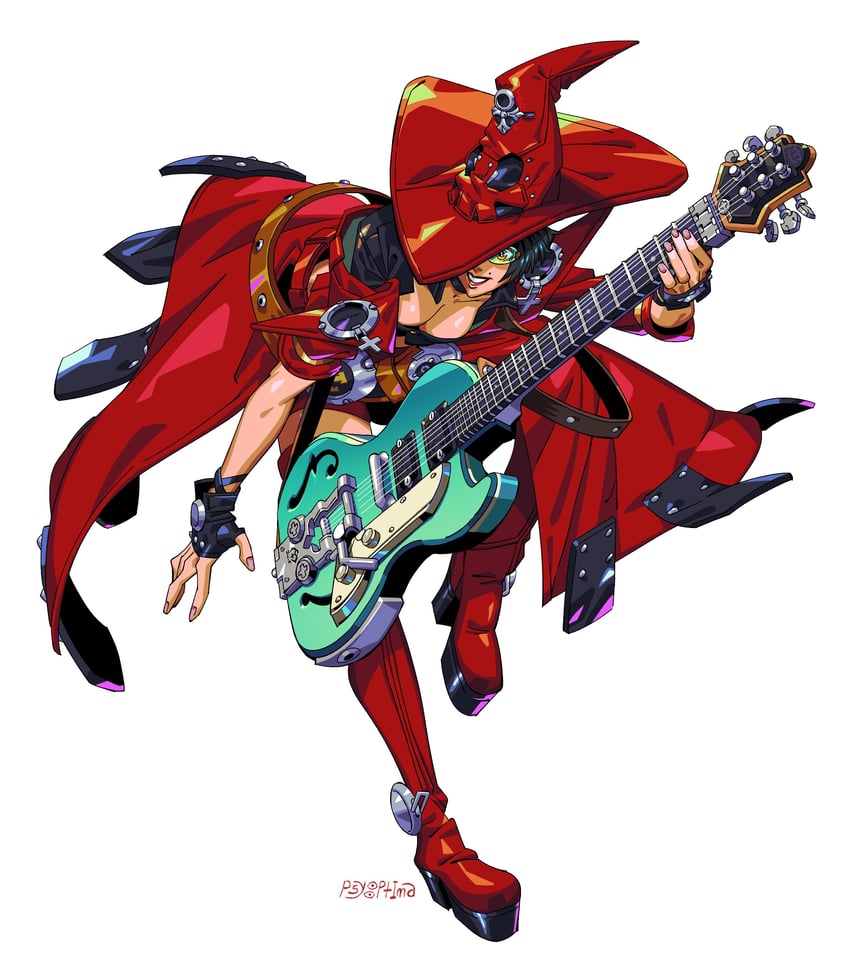 i-no (guilty gear and 1 more) drawn by psyoptima