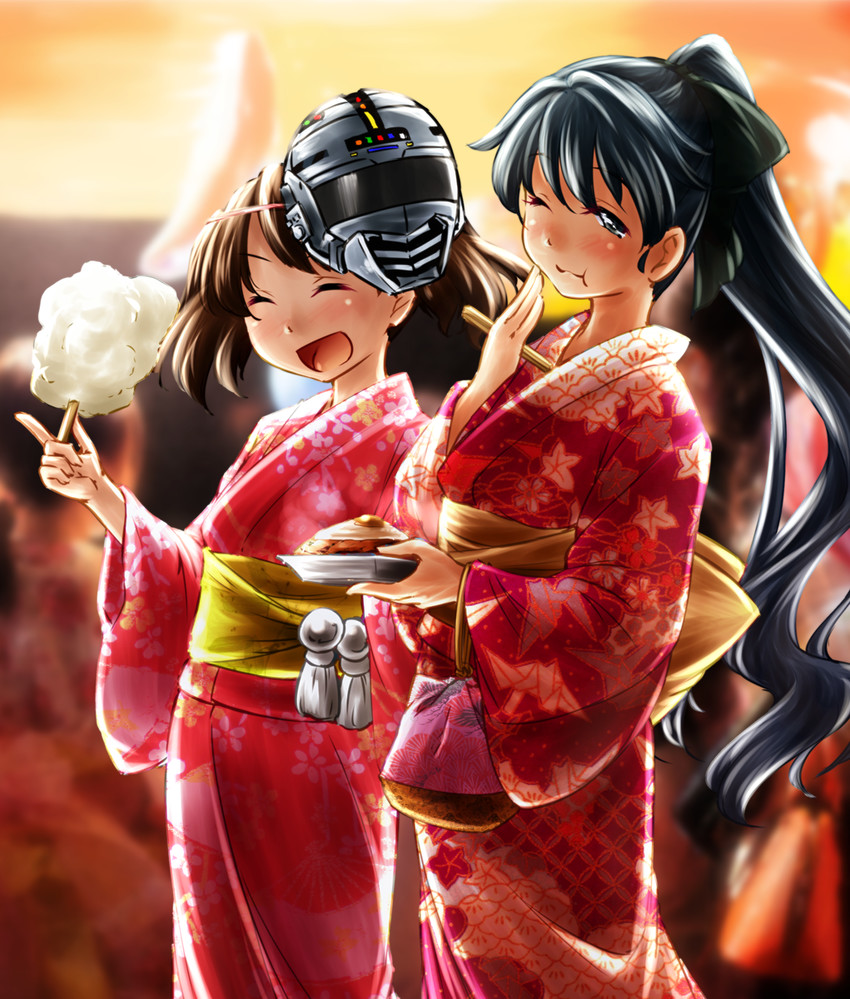 ryuujou, houshou, and gavan (kantai collection and 2 more) drawn by yuzu_momo
