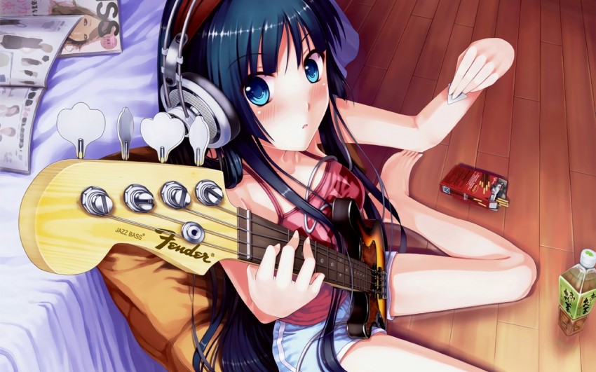 akiyama mio (k-on! and 1 more) drawn by dopollsogno