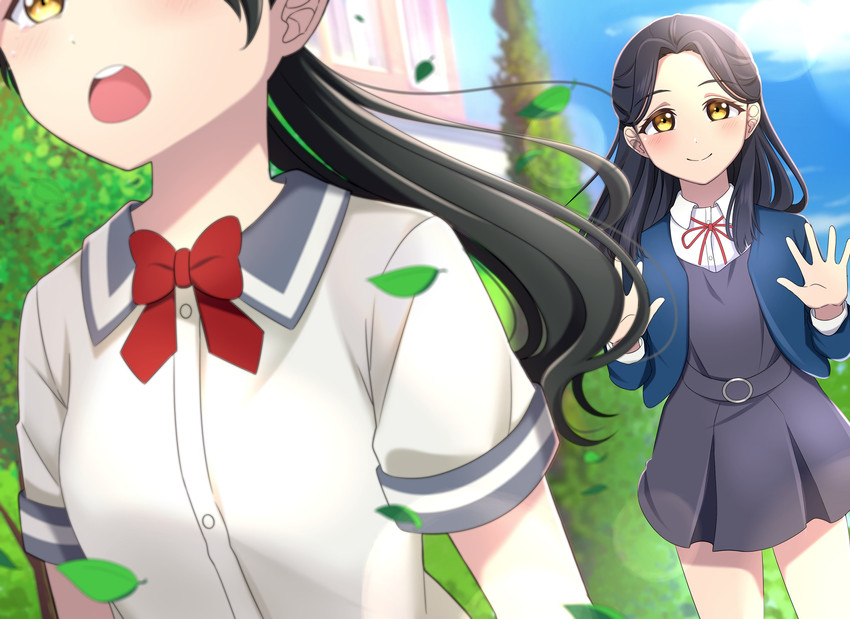hazuki ren and hazuki hana (love live! and 1 more) drawn by ska.harumi